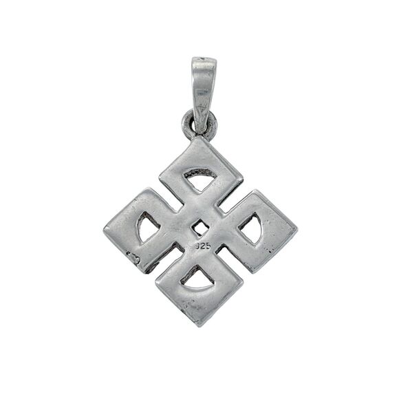 Vintage Sterling Silver 925 Celtic Knot Pendant - Picture 4 of 6